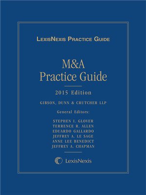 cover image of LexisNexis M&A Practice Guide